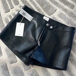 Wilfred Micro Leather Shorts